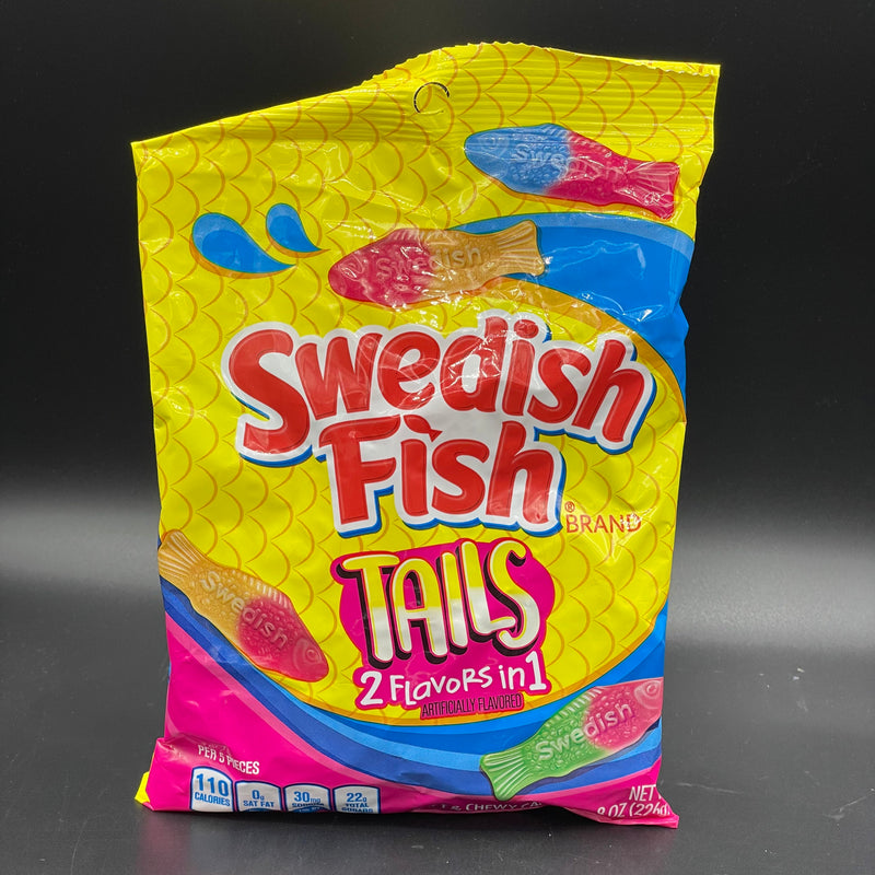 NEW Swedish Fish TAILS - 2 Flavours In 1! 226g (USA) NEW