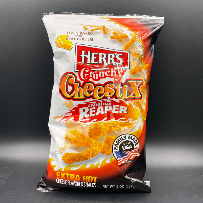 NEW Herr's Crunchy Cheestix - Carolina Reaper Flavored 227g (USA) NEW