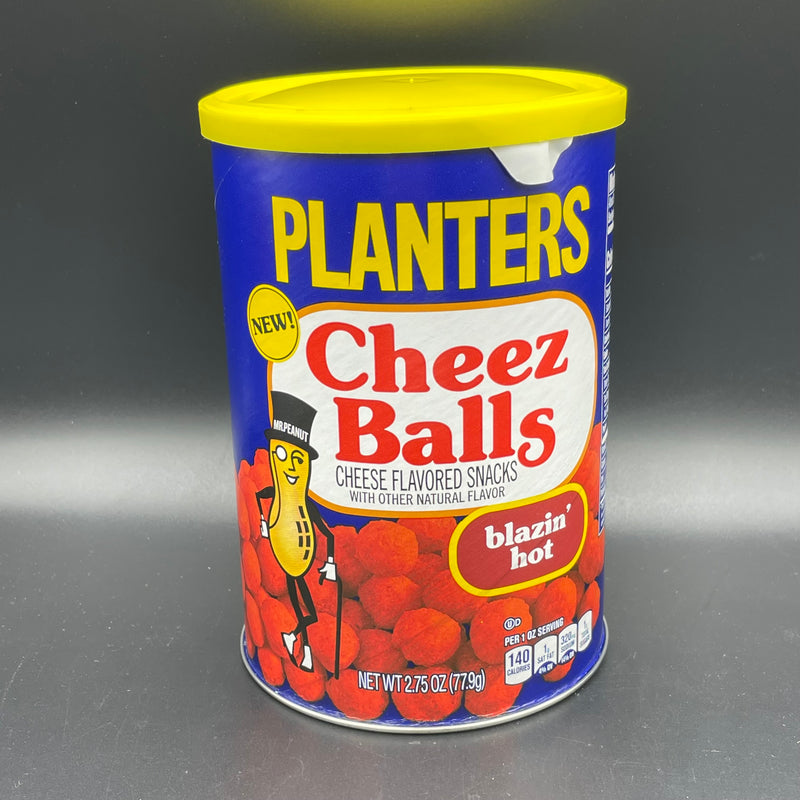 NEW Planters Cheez Balls - Blazin’ Hot Flavour! Cheese Flavored Snacks 77g (USA) LIMITED