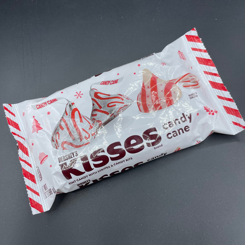 Hershey’s Kisses Candy Cane - Mint Candy with Stripes & Candy Bits 198g (USA) CHRISTMAS SPECIAL