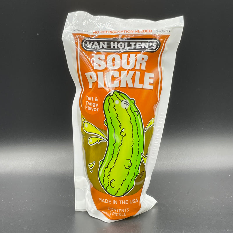 Van Holten’s Pickle In A Pouch - Sour Pickle, Tart & Tangy Flavour - 1 Big Pickle! (USA) LIMITED STOCK