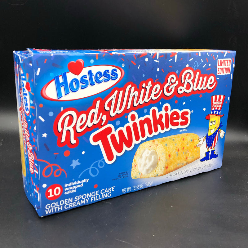 Hostess Red White & Blue Twinkies 10pk 385g LIMITED EDITION (USA)