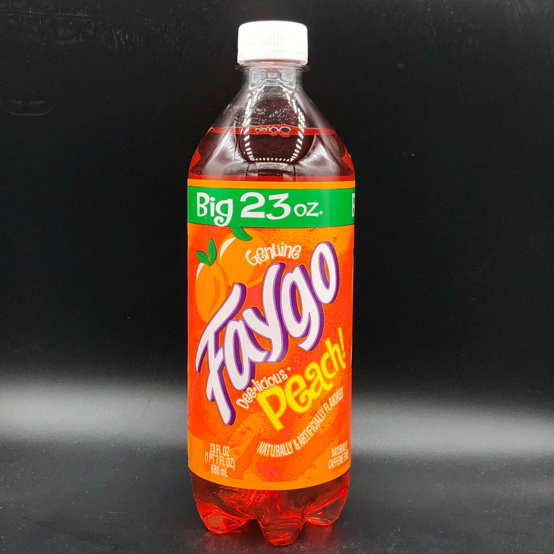 Faygo Peach 680ml - Big 23 Oz. Bottle (USA)