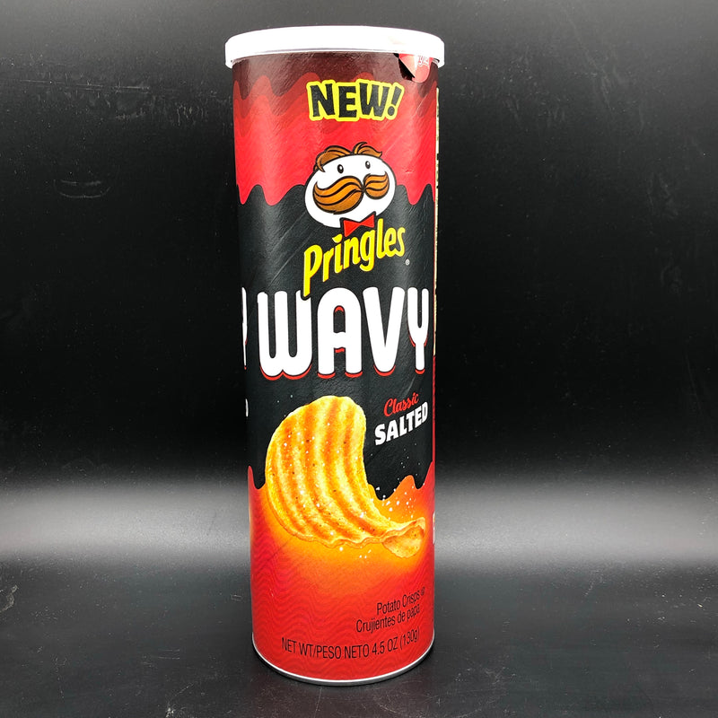 Pringles Wavy Classic Salted Flavour Potato Crisps 130g (USA)