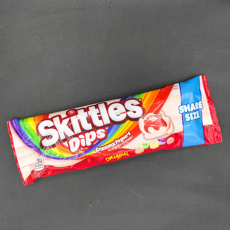 Skittles Dips - Creamy Yogurt Flavoured Coating Share Size 82g (USA)
