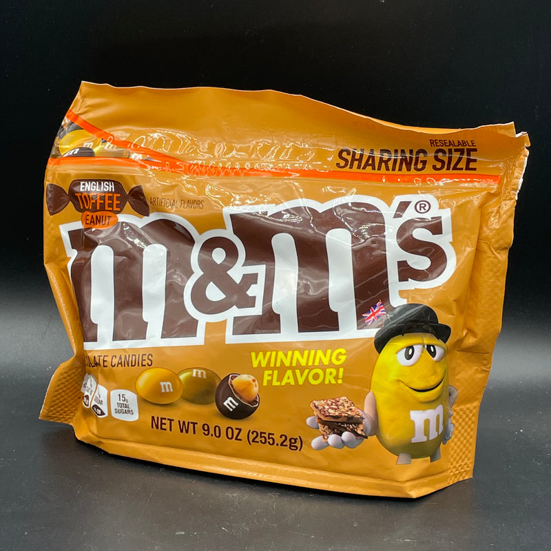 SPECIAL M&M’s English Toffee Peanut, Big Sharing Size 255g (USA)