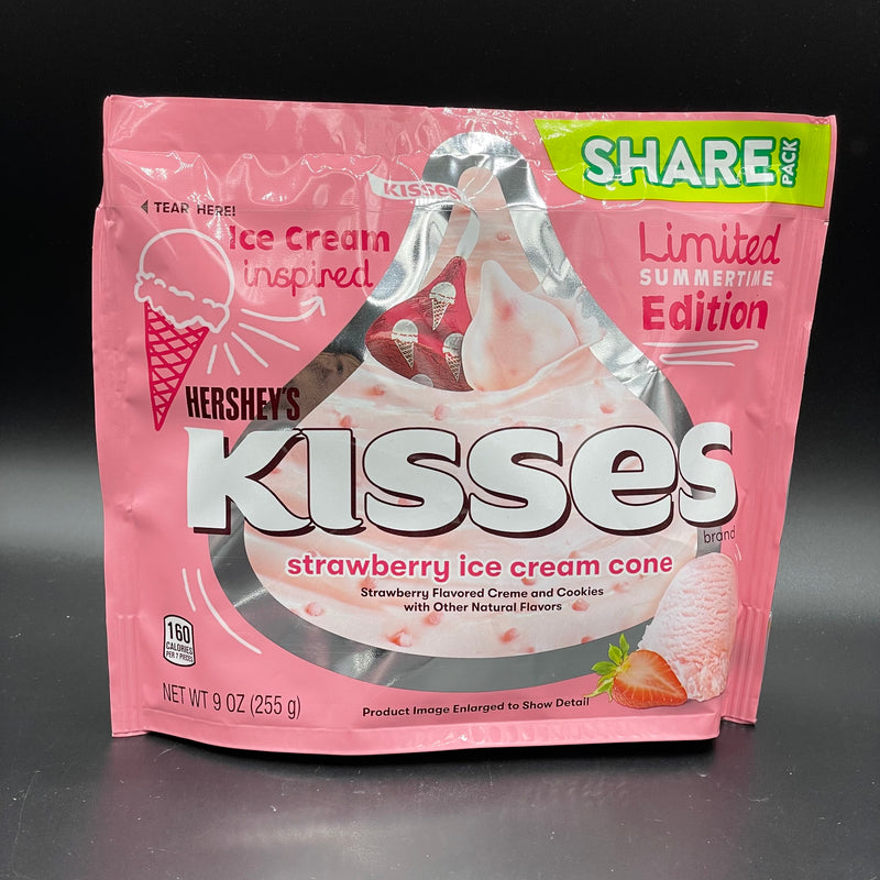 SPECIAL Hershey’s Kisses Strawberry Ice Cream Cone - Share Pack 255g (USA) LIMITED EDITION