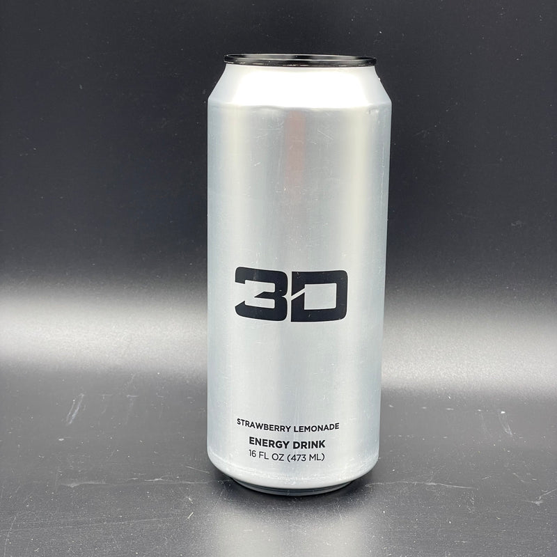 NEW 3D Energy Drink - Strawberry Lemonade Flavour 473ml (USA) NEW