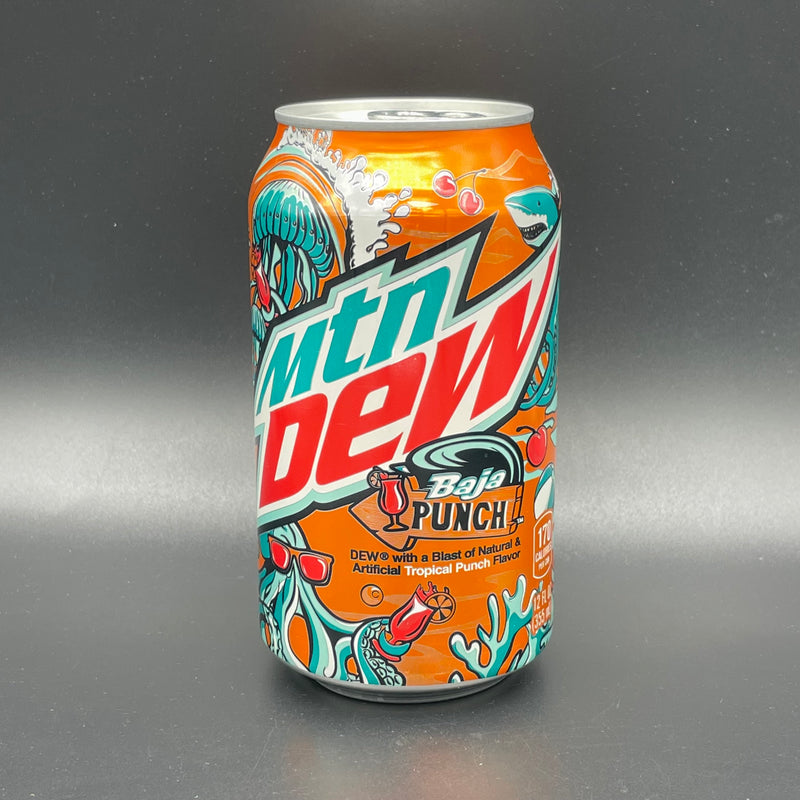 NEW SPECIAL MTN DEW Baja Punch - 355ml (USA) LIMITED EDITION