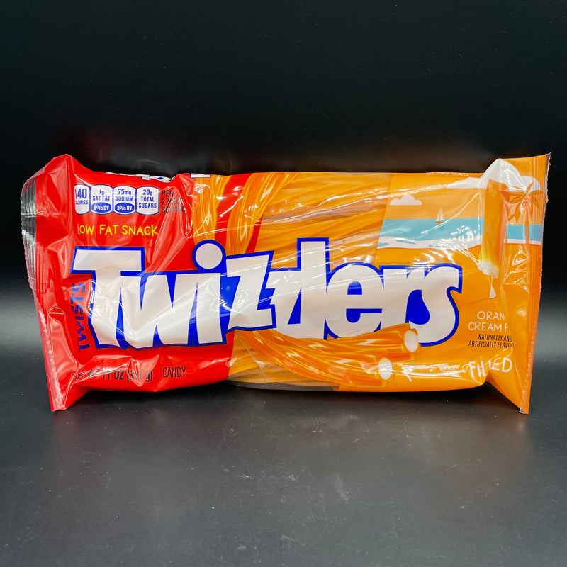 SPECIAL Twizzlers Twists - Orange Cream Pop Filled Flavour - Huge 311g Bag (USA) SPECIAL EDITION