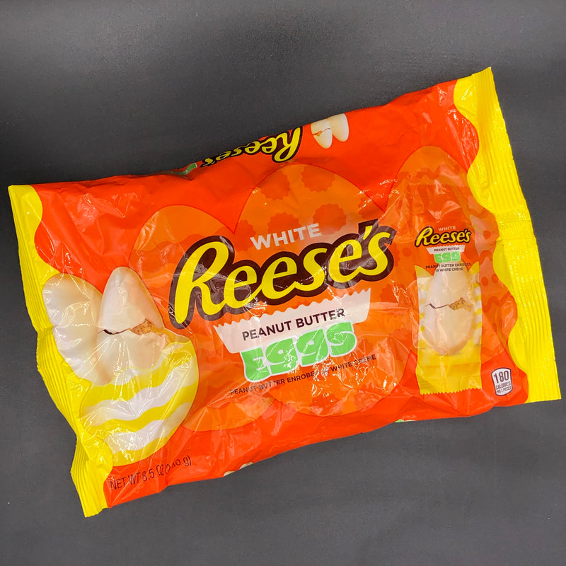 Reese’s Peanut Butter White Chocolate Eggs - individually wrapped inside 240g (USA)