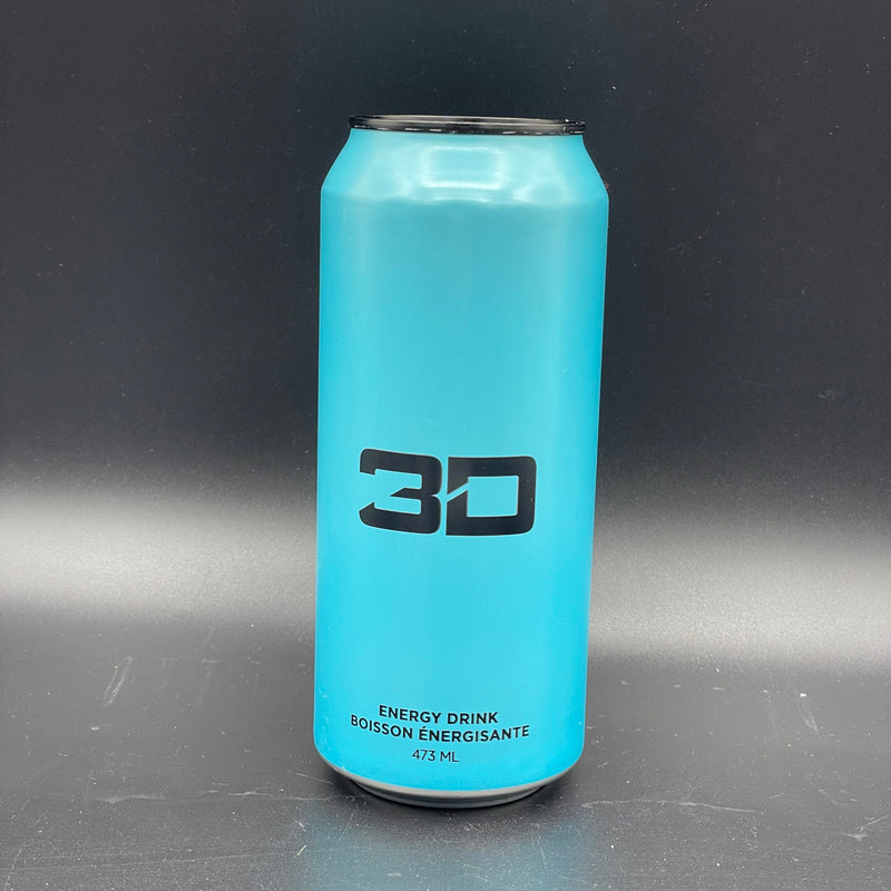 NEW 3D Energy Drink - Berry Blue Flavour 473ml (USA) NEW