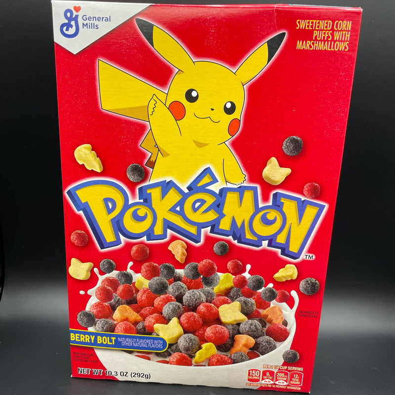 SHORT DATE General Mills - Pokémon Cereal, Berry Bolt Flavour 292g (USA)