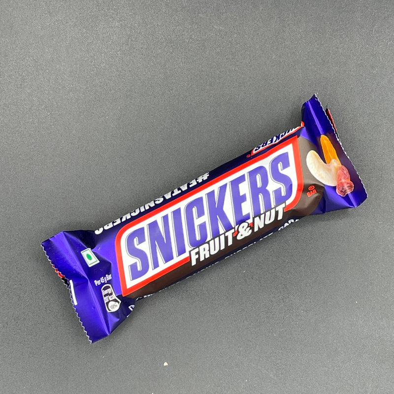 NEW Snickers Fruit & Nut Bar 45g (INDIA) NEW