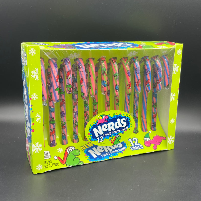 Nerds Tangy Candy Canes - 3 Different Flavours! 12 pack 150g (USA) CHRISTMAS SPECIAL