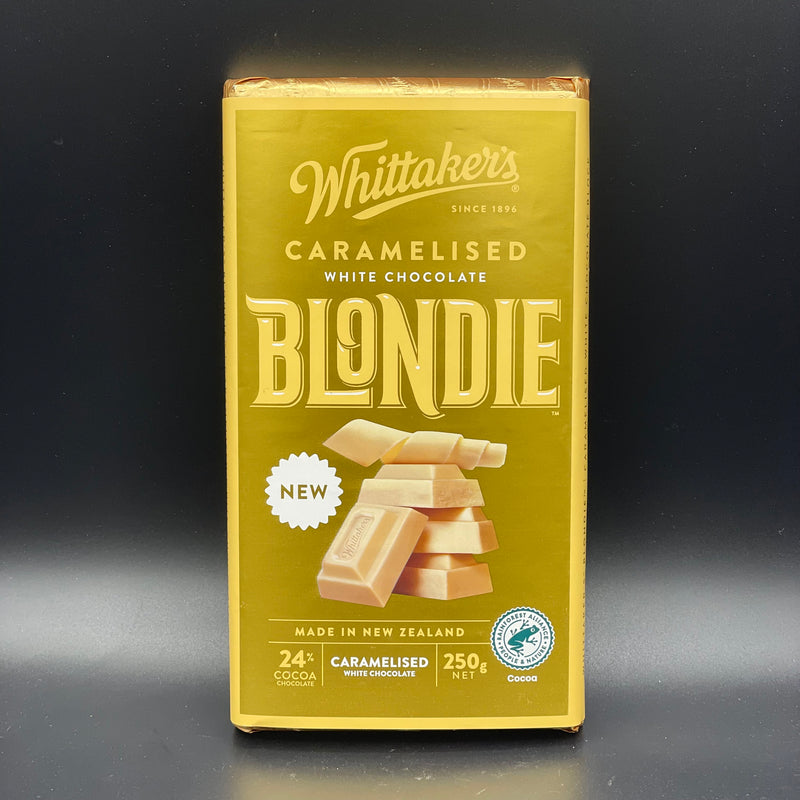 NEW Whittaker’s  Blondie - Caramelised White Chocolate Block 250g (NZ) LIMITED EDITION