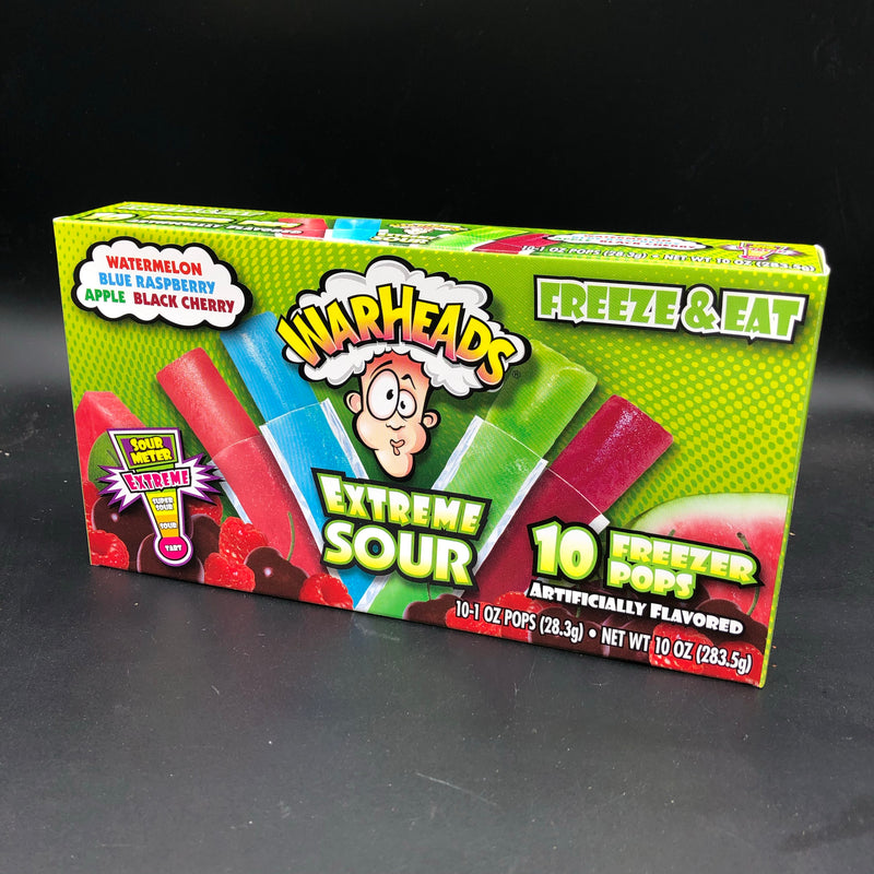 Warheads Extreme Sour Freezer Pops 10 Pack 283g (USA)