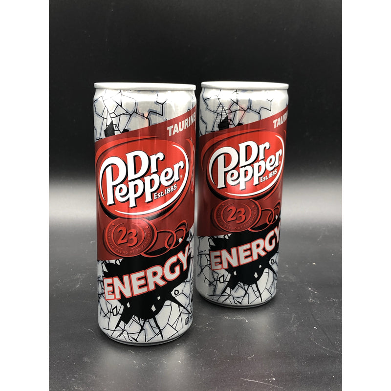 2x Dr Pepper Energy (with Taurine) 250ml (USA) NEW