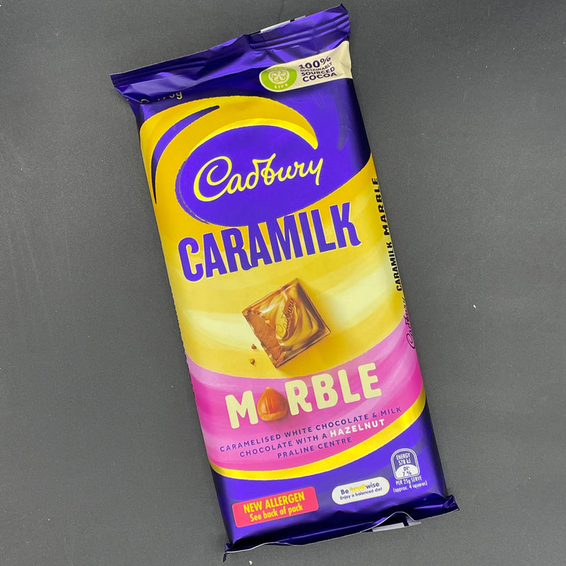 NEW Cadbury Dairy Milk Caramilk Marble Block 173g (AUS) NEW