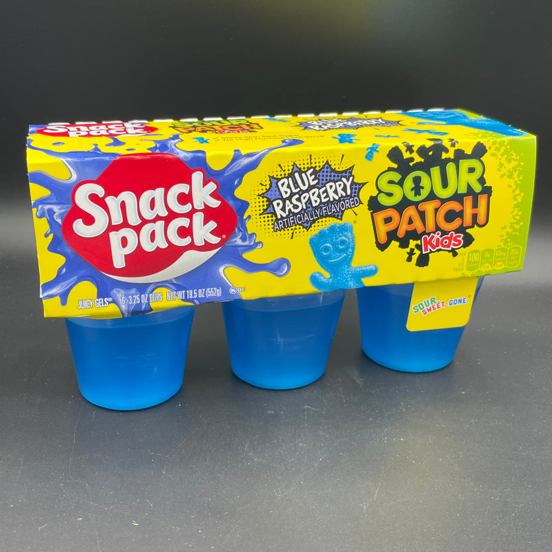 SPECIAL Snack Pack - Sour Patch Kids Edition, Blue Raspberry Flavour! 6 Cup Pack 552g (USA) SPECIAL EDITION