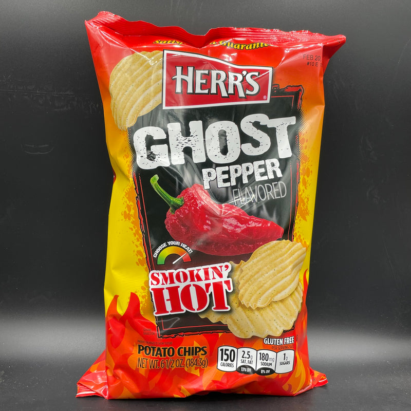 Herr's Ghost Pepper Flavoured Potato Chips 184g (USA)