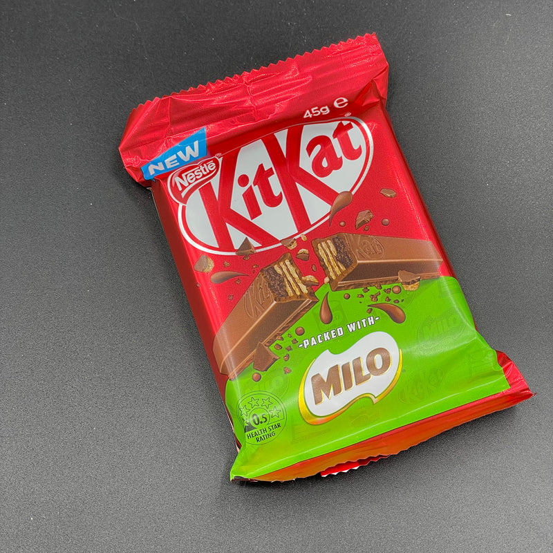NEW Kit Kat Packed With Milo - 4 Fingers, 45g (AUS)