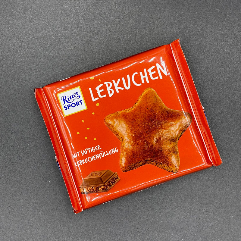 SPECIAL Ritter Sport Lebkuchen - Gingerbread 100g (GERMANY) LIMITED CHRISTMAS EDITION