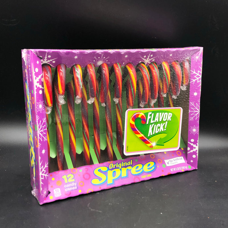 Original Spree Candy Canes 12 Pack 149g (USA) CHRISTMAS SPECIAL - SHORT DATE