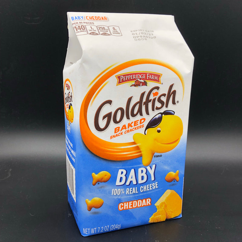 Pepperidge Farm Goldfish Baked Snack Crackers - Baby Cheddar 204g (USA)