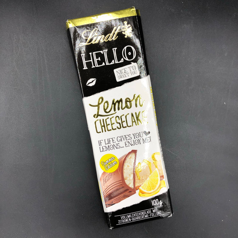 Lindt Hello Bar, Lemon Cheesecake Flavour SUMMER EDITION 100g (GERMANY) SHORT DATE