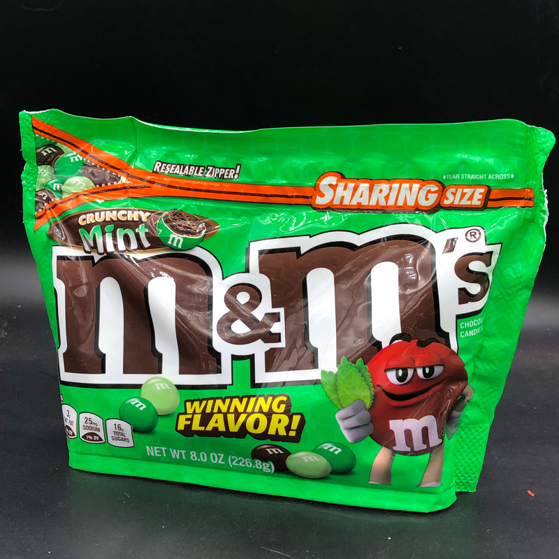 SPECIAL M&M’s Crunchy Mint, Big Sharing Size 226g (USA)