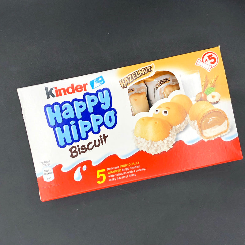 Kinder Happy Hippo Hazelnut Biscuit 5-Pack 103g (UK)