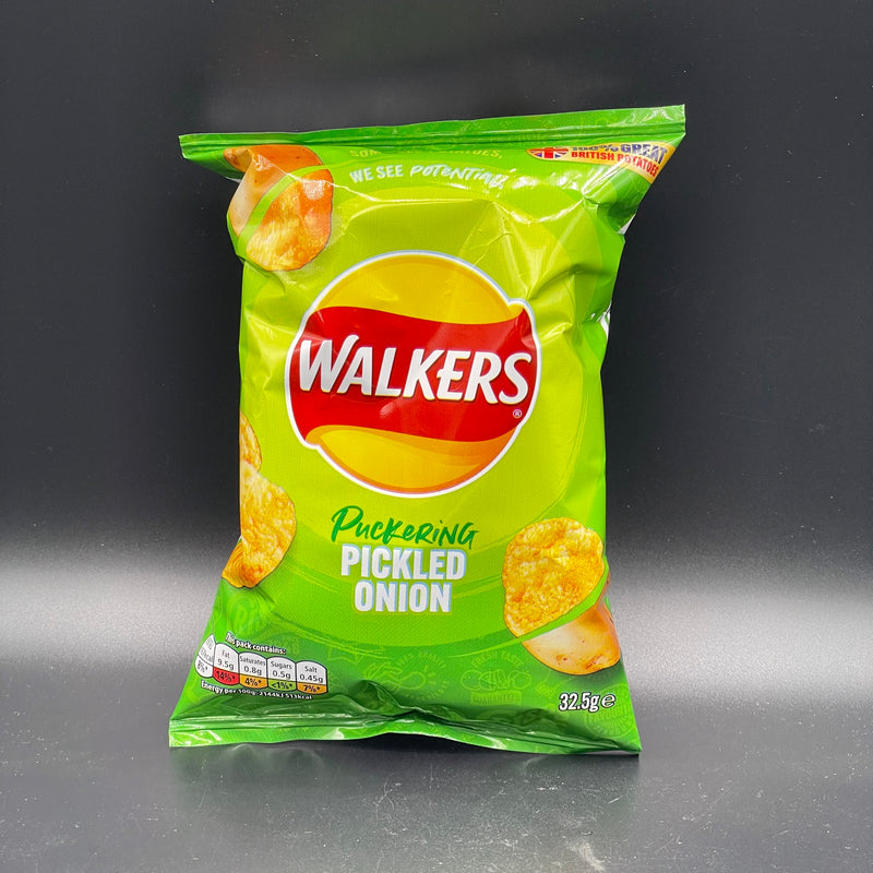 Walkers Puckering Pickled Onion Flavour Chips 32g (UK)