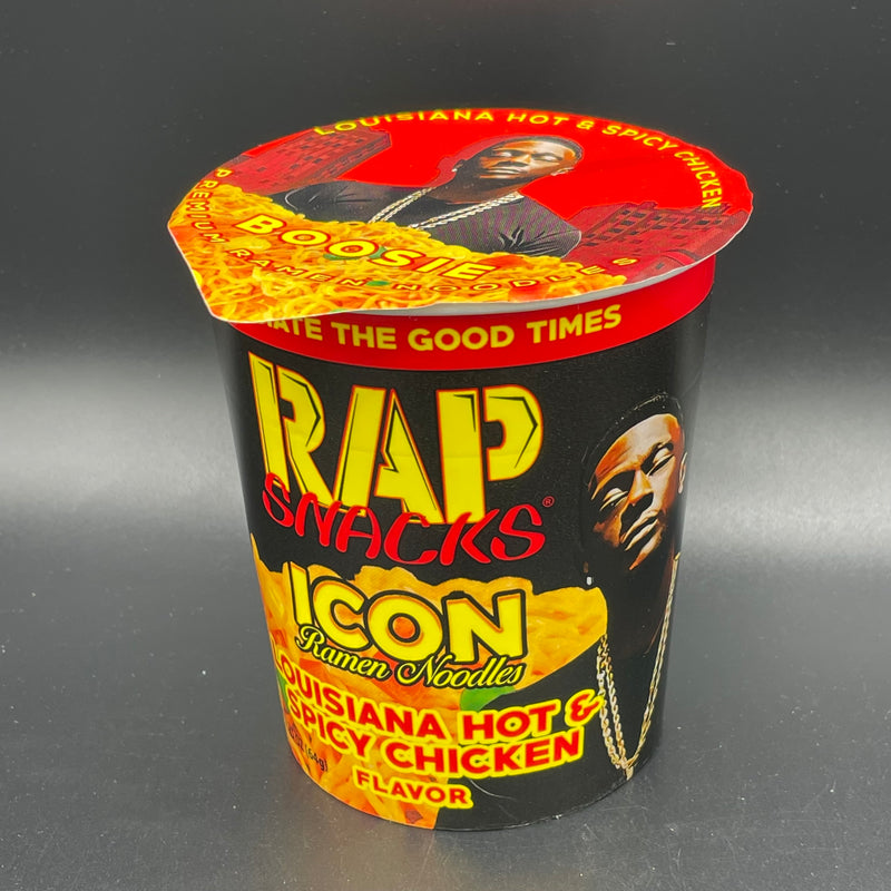 Rap Snacks Icon Ramen Noodles - BOOSIE Louisiana Hot & Spicy Chicken Flavour 64g (USA) SPECIAL