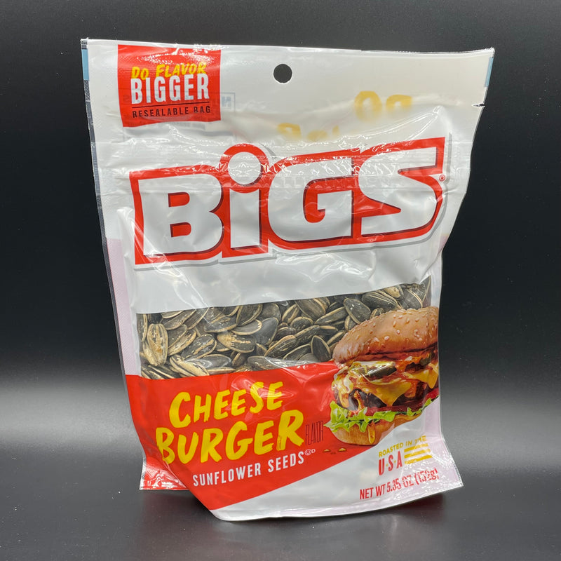 NEW Bigs Cheese Burger Flavour Sunflower Seeds 152g (USA) SPECIAL