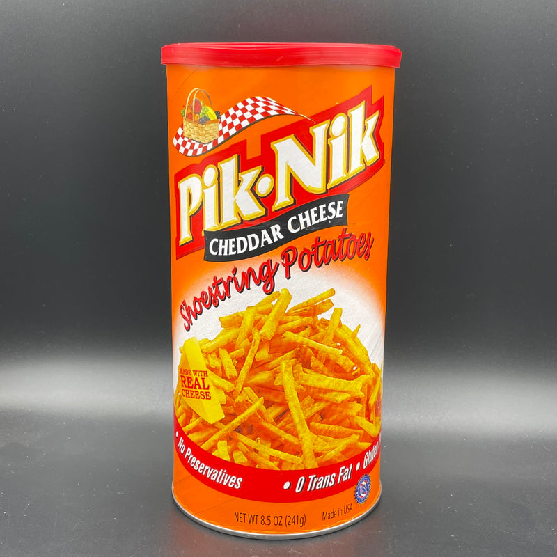 Pik Nik - Cheddar Cheese, Shoestring Potatoes 241g (USA) NEW
