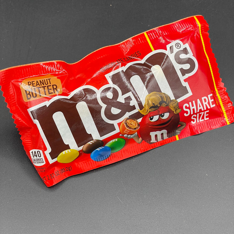 Family-sized bag of M&M's in Europe (left) and USA : r