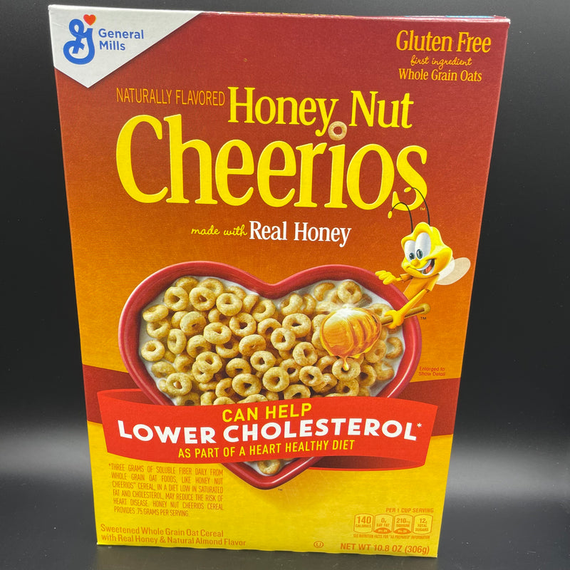 Honey Nut Cheerios - made with Real Honey, 306g (USA)