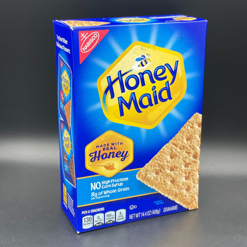 Nabisco Honey Maid - Grahams (Graham Crackers) - Made with Real Honey 408g (USA) LIMITED STOCK - POPULAR PRODUCT