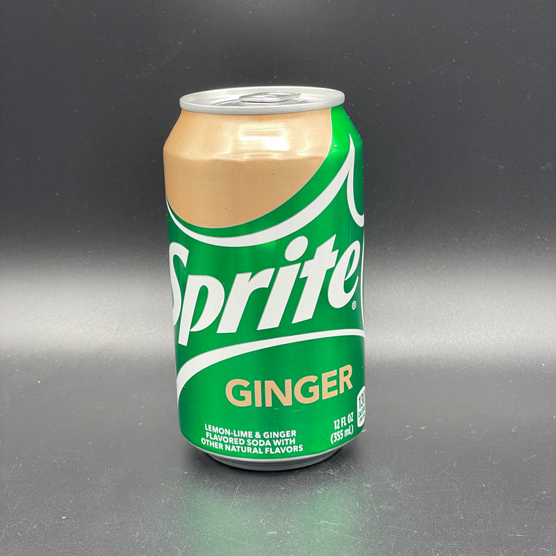 NEW Sprite Ginger - Lemon-Lime & Ginger Flavour 355ml (USA) NEW