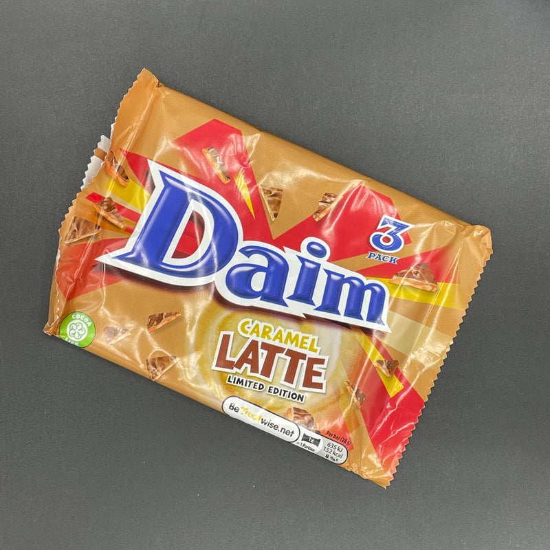 NEW Daim Caramel Latte 3 Pack - (3x 28g) 84g (UK) LIMITED EDITION