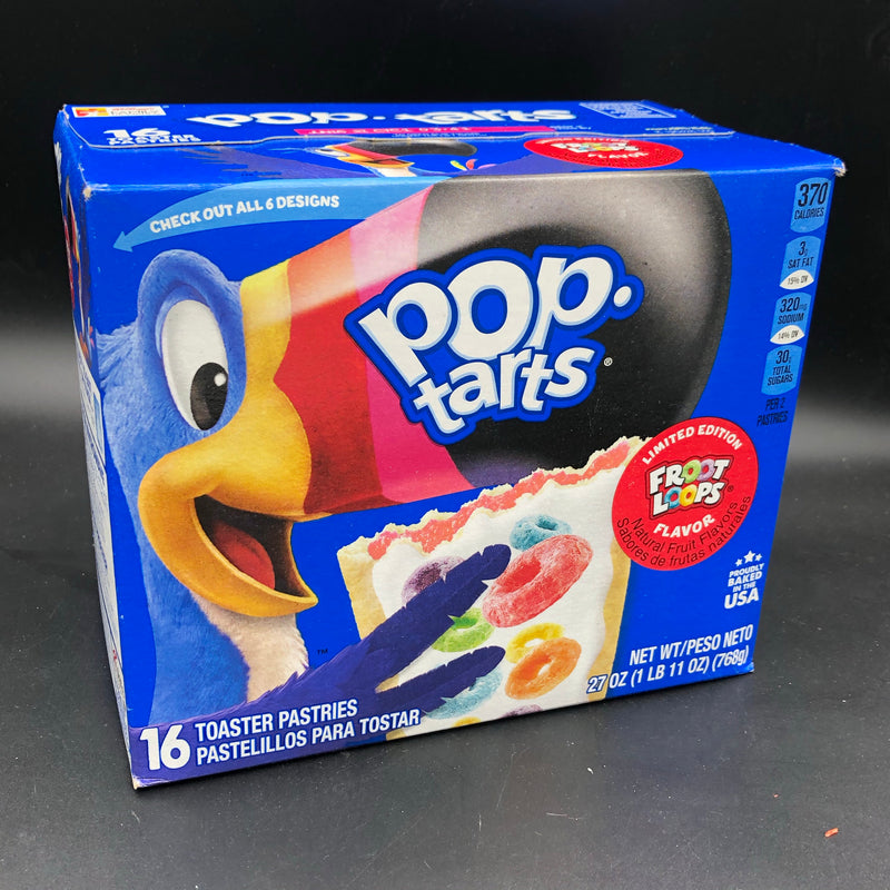 LIMITED Pop Tarts Froot Loops Flavour, BIG Box 16-pack 768g (USA) LIMITED EDITION