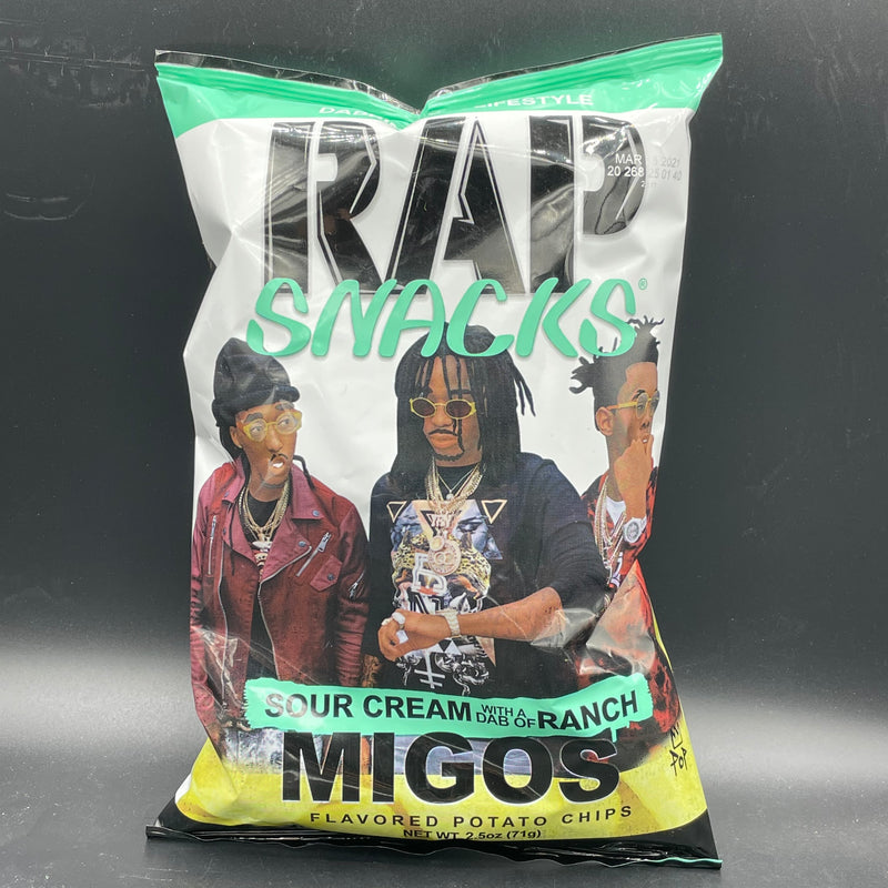 Rap Snacks - Migos Sour Cream With a Dab of Ranch, 71g (USA)