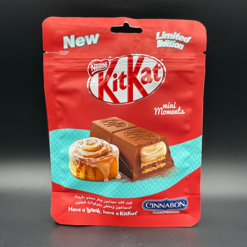 NEW Nestle Kit Kat Mini Moments CINNABON Flavour 119g (MIDDLE EAST) SPECIAL EDITION