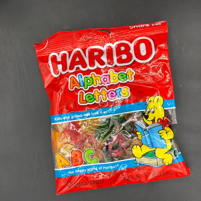 Haribo Alphabet Letters - Share Size Gummy Candy 142g (USA)