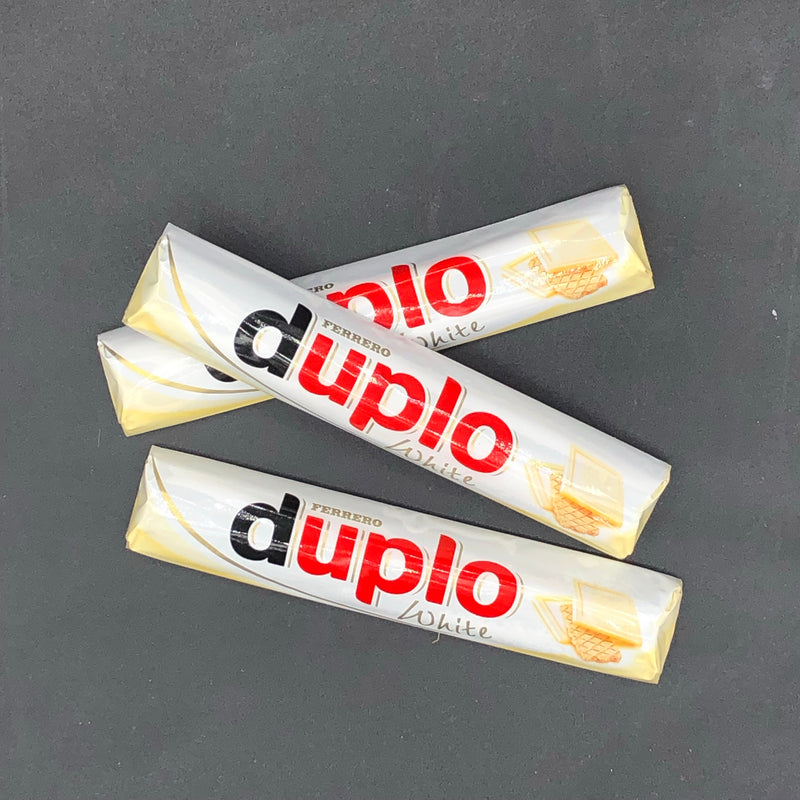3x Ferrero Duplo White Chocolate Sticks 18g (GERMANY) SHORT DATE