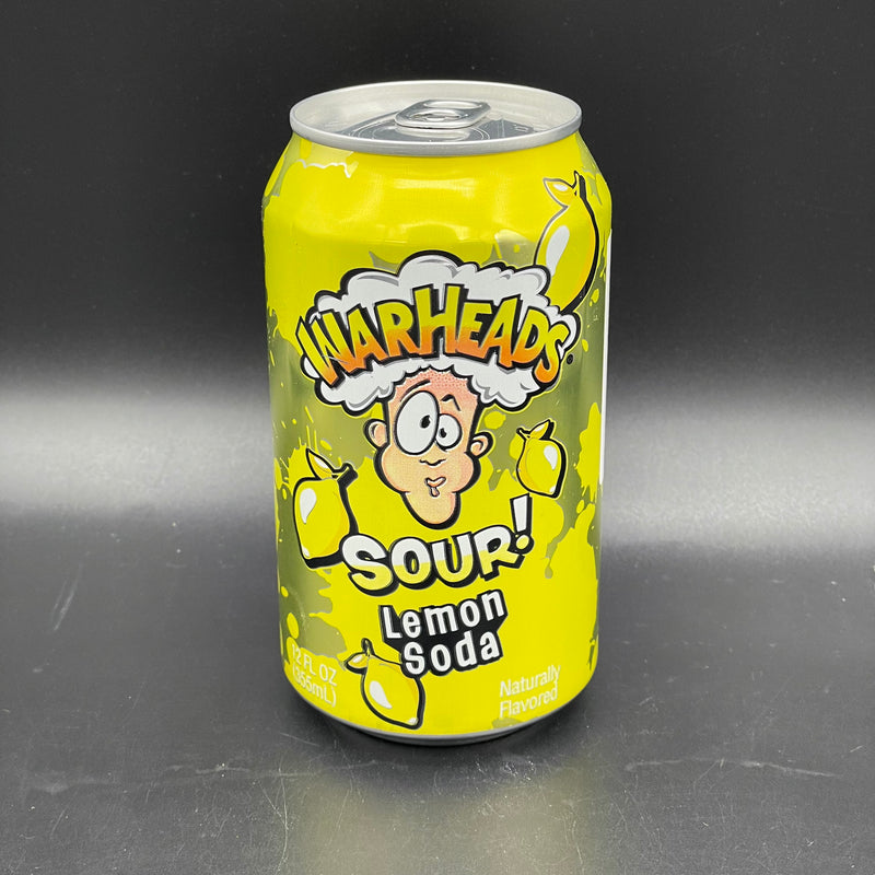 Warheads - Sour Lemon Flavoured Soda, 355ml (USA)