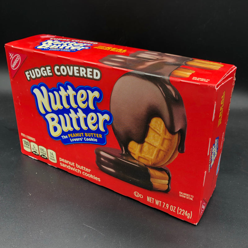 Fudge Covered Nutter Butter - Peanut Butter Cookies, Big Pack 224g (USA) SPECIAL RELEASE