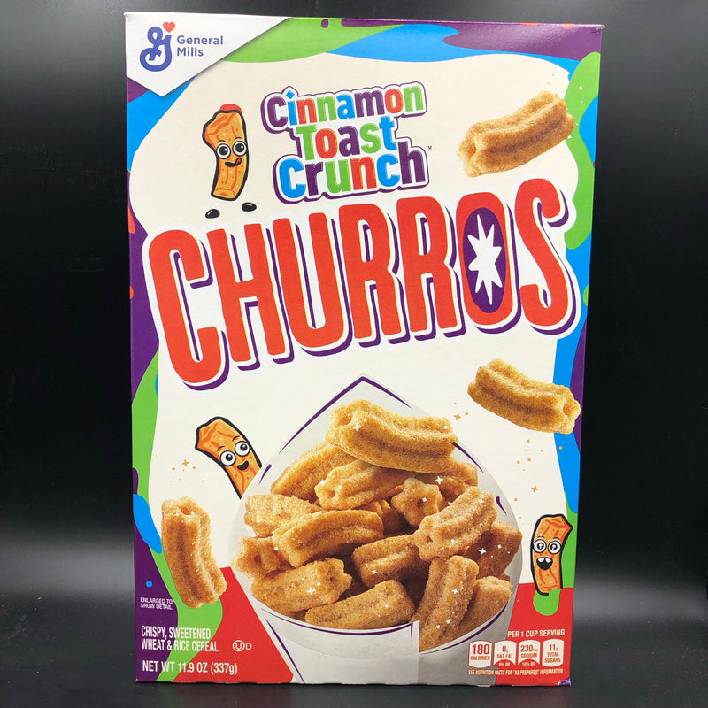 SHORT DATE Cinnamon Toast Crunch Churros 337g (USA) NEW DESIGN