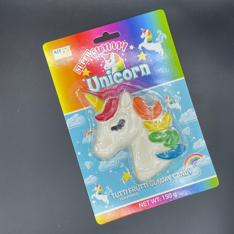 Super Gummy Unicorn - Tutti Frutti Gummy Candy Flavoured 150g (AUS)
